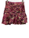Loveshackfancy Size 6 Pink & Gold Viscose Metallic Thread Flocked Mini Skirt Pink & Gold / 6