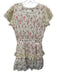 Loveshackfancy Size XS White, Pink & Yellow Cotton Floral Lace Trim Dress White, Pink & Yellow / XS