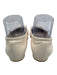 Stuart Weitzman Shoe Size 6.5 Cream White Leather Square Toe Bow Detail Flats Cream White / 6.5