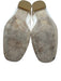 Stuart Weitzman Shoe Size 6.5 Cream White Leather Square Toe Bow Detail Flats Cream White / 6.5