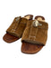 Christian Louboutin Shoe Size 37.5 Brown Suede Square Toe Sandals Brown / 37.5