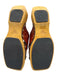 Marni Shoe Size 37.5 Brown & Tan Patent Leather Wooden Sole Square Toe Sandals Brown & Tan / 37.5