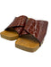 Marni Shoe Size 37.5 Brown & Tan Patent Leather Wooden Sole Square Toe Sandals Brown & Tan / 37.5