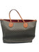 Bally Gray, Yellow, Brown Coated Canvas Geometric Tote Bag Gray, Yellow, Brown / L