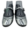 Aerosoles Shoe Size 7 Silver Patent Leather Metallic Buckle Mary Jane Flats Silver / 7