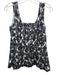 Abbey Glass Size Large Black, Gray, White Polyester Blend Sleeveless Paneled Top Black, Gray, White / Large