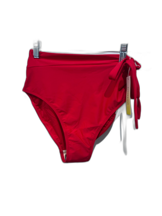 Summersalt Size 6/4 Red Recycled Polyester Triangle Top High Waist Swimsuit Red / 6/4
