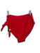 Summersalt Size 6/4 Red Recycled Polyester Triangle Top High Waist Swimsuit Red / 6/4