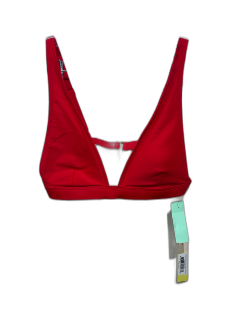 Summersalt Size 6/4 Red Recycled Polyester Triangle Top High Waist Swimsuit Red / 6/4