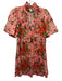 Tuckernuck Size XS Pink, Red & Green Cotton Blend Short Sleeve Floral Dress Pink, Red & Green / XS