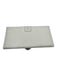 Bally White Leather Flap Silver Tone Hardware Snap Closure Continental Wallets White