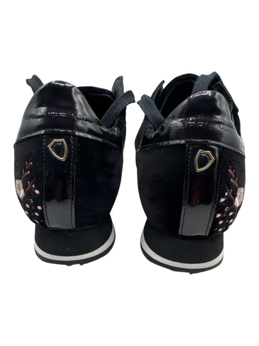 Philippe Model Shoe Size 38 Black & Pink textile upper Cherry Blossom Sneakers Black & Pink / 38