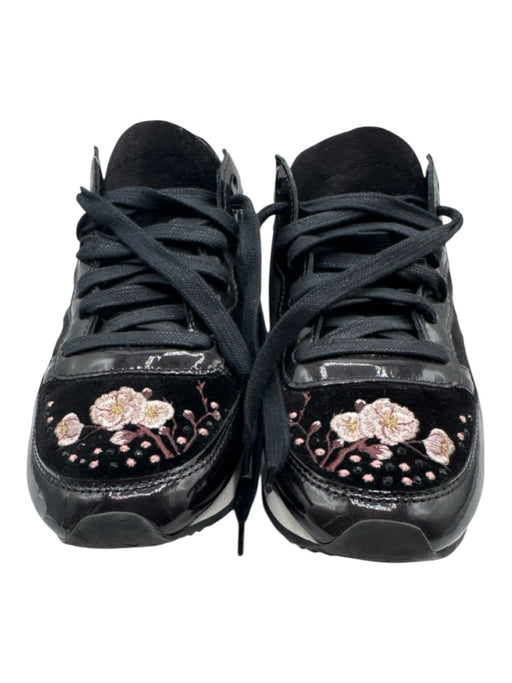 Philippe Model Shoe Size 38 Black & Pink textile upper Cherry Blossom Sneakers Black & Pink / 38