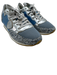 Philippe Model Shoe Size 38 Blue & Silver textile upper Glitter Low Top Sneakers Blue & Silver / 38