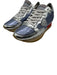 Philippe Model Shoe Size 38 Blue & Silver textile upper Perforated Sneakers Blue & Silver / 38