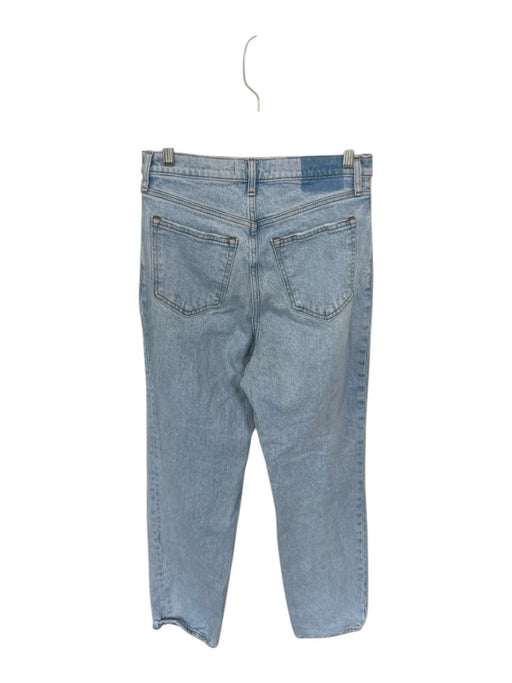 Abercrombie & Fitch Size 29 Light Wash Cotton Denim Cross Over High Rise Jeans Light Wash / 29