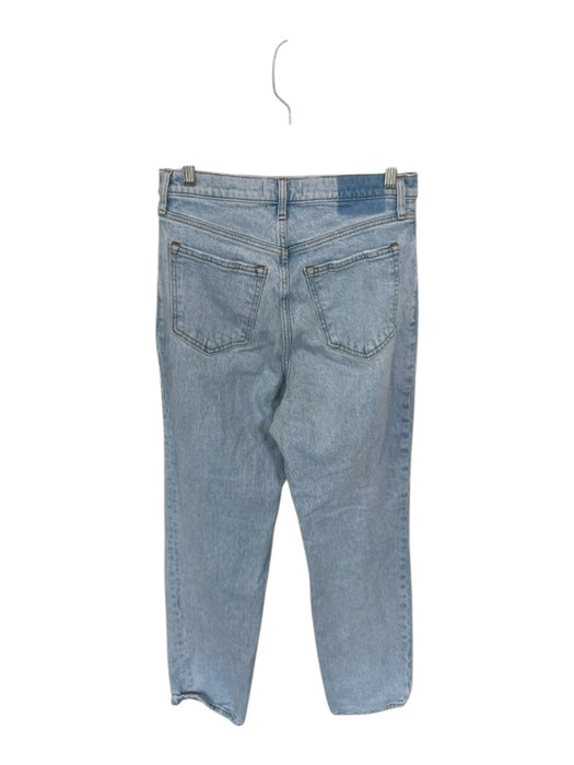 Abercrombie & Fitch Size 29 Light Wash Cotton Denim Cross Over High Rise Jeans Light Wash / 29