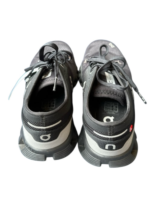 On Cloud Shoe Size 9.5 Black & Gray Canvas Athletic Sneakers Black & Gray / 9.5
