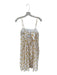 J. Crew Size 8 Yellow & White Cotton Spaghetti Strap Flowers Back Tie Maxi Dress Yellow & White / 8