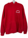 Madhappy Size L Red & White Cotton Stitching Detail UGA Kangaroo Pocket Hoodie Red & White / L