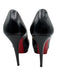 Christian Louboutin Shoe Size 36.5 Black Leather Peep Toe Platform Pumps Black / 36.5
