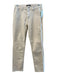 Boston Proper Size 8 Cream Cotton Mid Rise solid color Zip Fly Jeans Cream / 8
