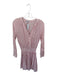 Rails Size XS Red & White Linen & Rayon Long Sleeve Striped Synched Waist Dress Red & White / XS