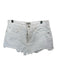 Agolde Size 29 White Cotton Button Fly Raw Hem Shorts White / 29