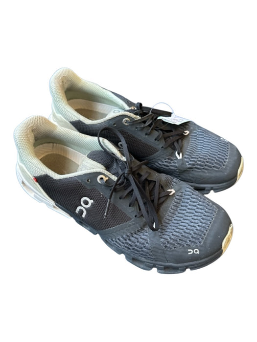 On Cloud Shoe Size 8 Black & Teal Lace Up Athletic Sneakers Black & Teal / 8