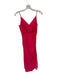 French Connection Size 4 coral Spaghetti Strap Gathered Side Slit Maxi Dress coral / 4