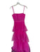 Betsy & Adam Size 2 Pink Tulle Corset Top Tiered Back Zip Gown Pink / 2