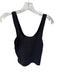 Alo Size S Black Nylon Sleeveless Cropped Athletic Top Black / S