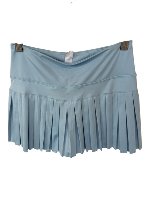 Goldhinge Size S Baby Blue Waist Band Pleated Athletic Skort Baby Blue / S