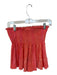 Queen of Sparkles Size XS Orange Polyester Smocked Iridescent Shorts Orange / XS
