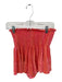 Queen of Sparkles Size XS Orange Polyester Smocked Iridescent Shorts Orange / XS