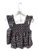Queen of Sparkles Size XS/S Black & Pink Polyester Blend Smocked Short Set Black & Pink / XS/S