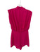 Karlie Size S Magenta Polyester Sleeveless Buttons Back Zip Dress Magenta / S