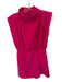 Karlie Size S Magenta Polyester Sleeveless Buttons Back Zip Dress Magenta / S