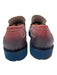 Marc Nolan Shoe Size 12 AS IS Pink & Blue Leather Loafer Men's Shoes Pink & Blue / 12