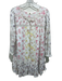 Loveshackfancy Size M White & Pastel Multi Cotton Pintuck Floral Lace Trim Dress White & Pastel Multi / M