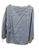 Tibi Size M Blue & White Cotton Stripe Square Neck Long Sleeve Top Blue & White / M