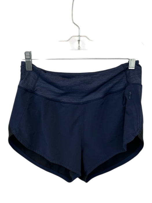 Outdoor Voices Size S Black & Navy Polyester & Spandex Striped Top Shorts Black & Navy / S