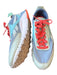 Reebok Shoe Size 7.5 Blue & Orange Mesh Detail Laces Athletic Sneakers Blue & Orange / 7.5