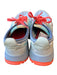Reebok Shoe Size 7.5 Blue & Orange Mesh Detail Laces Athletic Sneakers Blue & Orange / 7.5