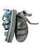 Dr Marten Shoe Size 8 Black Leather Platform Back Strap Sandals Black / 8