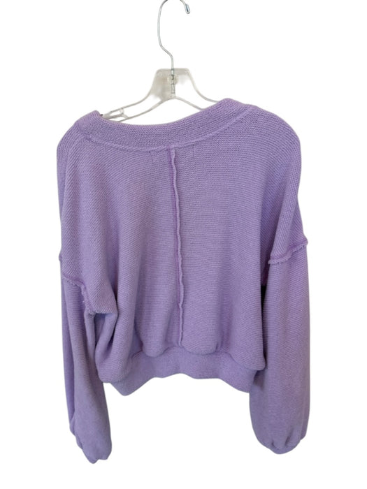 FP Beach Size XS Purple Polyester Knit Top Purple / XS
