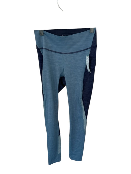 Outdoor Voices Size XS Blue & Navy Heathered Polyester Athletic Leggings Blue & Navy / XS