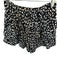Free People Size 2 Black & White Cotton Polka Dots Button Up Lace Up Short Set Black & White / 2