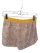 Outdoor Voices Size S Pink & Yellow Polyester & Spandex Swirls Athletic Shorts Pink & Yellow / S