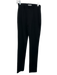 Anine Bing Size XXS Black Rayon Blend Front Seam Split Hem Side Zip Slim Pants Black / XXS
